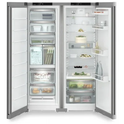 Liebherr Frigorifero side by side a libera installazione XRFsf 5245 finitura SteelFinish/argento da 123 cm