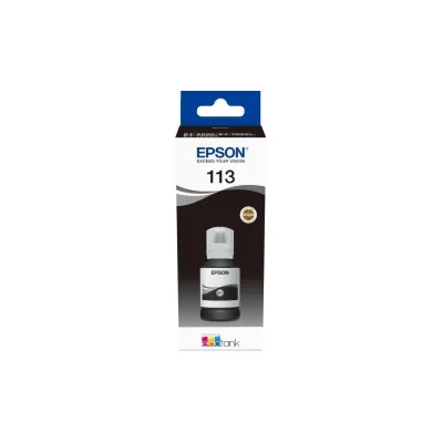 BOTTIGLIA INCHIOSTRO ORIGINALE EPSON ECOTANK 113 NERO C13T06B140 ECOTANK ET-16150 ET-16680