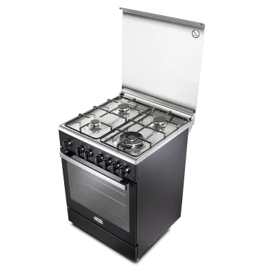 De Longhi Cucina a libera installazione PEMA 64 LSG a 4 fuochi con forno elettrico multifunzione finitura antracite da 60 cm