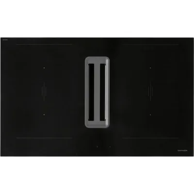Barazza Piano cottura a induzione con cappa integrata Zero Advance 1PZA8N in vetroceramica nero da 80 cm