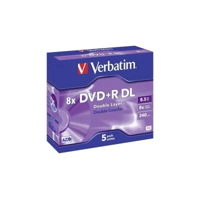 Confezione 10pz DVD+R DOUBLE LAYER VERBATIM 43541 8x8,5 GB