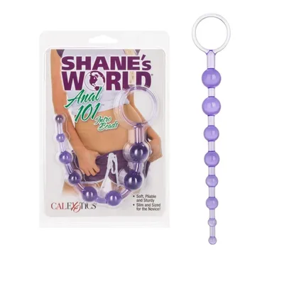 Perline anali CalExotics Shane's World Anal 101 19,1 cm Ø 1,9 cm PVC viola
