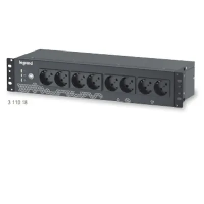 KEOR PDU 800VA 8 PRESE SCHUKO/IT NERO LG-311018