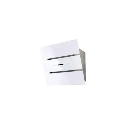 Faber Cappa a muro aspirante EKO XS EG6 WH A55 110.0182.019 finitura vetro bianco e inox da 55 cm