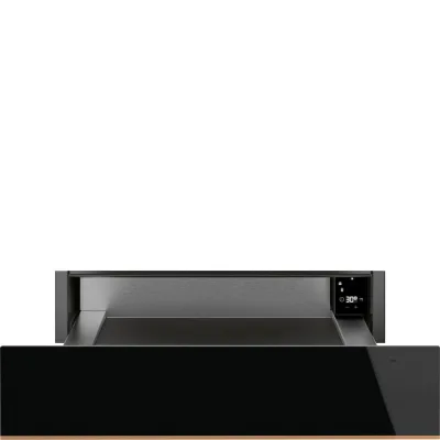 Smeg S Cassetto riscaldante CPRT615NR finitura vetro nero e rame da 60 cm - PROMOZIONE ATTIVA FINO AL 19/10