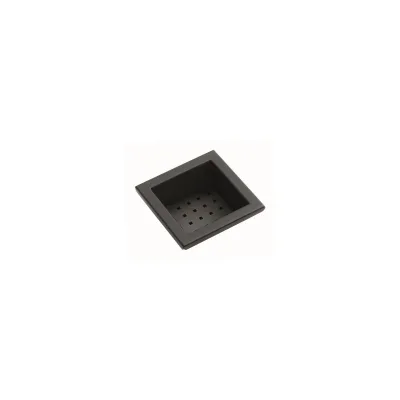 Barazza Vaschetta cieca con fondo 1CVFPN in acciaio inox nero opaco da 14 cm