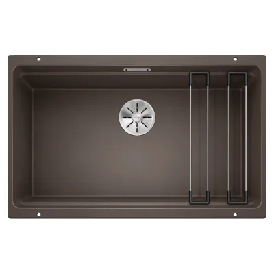 PRONTA CONSEGNA - Blanco Lavello una vasca ETAGON 700-U 1525176 finitura caffè da 73x46 cm - Sottotop