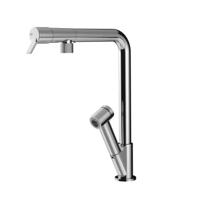 Gessi Miscelatore monocomando con doccetta estraibile Fisso Collection 60640 031 finitura cromato - IN PROMOZIONE FINO AL 6/07