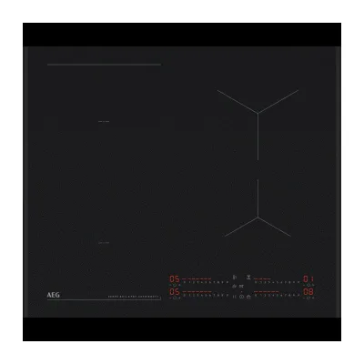 PRONTA CONSEGNA - AEG Piano cottura a induzione NII 64B30 AZ in vetroceramica nero da 61 cm