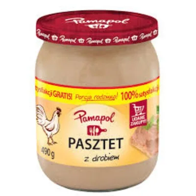 Pamapol Pasztet z drobiu 490 g Paté pronto al pollo e maiale