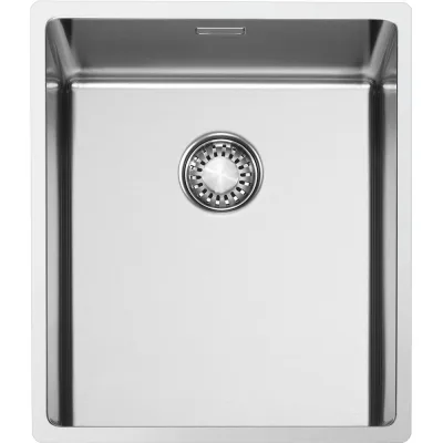 Smeg S Lavello una vasca VR12S34 finitura acciaio inox da 38.2x44 cm - Filotop/Flat/Sottotop - IN PROMOZIONE FINO AL 6/07
