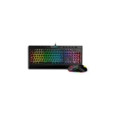 PACK TASTIERA/MOUSE GAMING KAYLOS USB 6400 dpi Illuminazione RGB