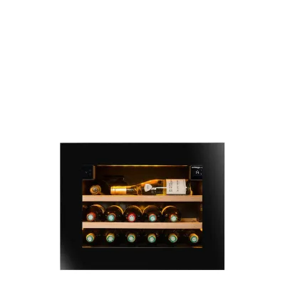 PRONTA CONSEGNA - Avintage Cantinetta vino a colonna da incasso AVI45PLATINUM finitura nero da 60 cm