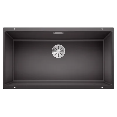 Blanco | Lavello una vasca SUBLINE 800-U 1523142 finitura grigio roccia da 83x46 cm - Sottotop