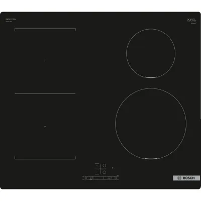 PRONTA CONSEGNA - Bosch Piano cottura a induzione EXxtra PWP611BB5E in vetroceramica nero da 60 cm - Serie 4