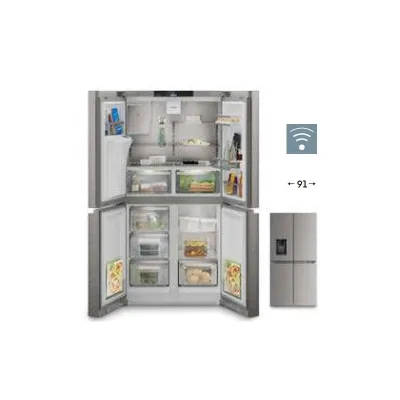 Liebherr Frigorifero side by side FrenchDoor a libera installazione MBsddi 9028 finitura inox/argento da 91 cm