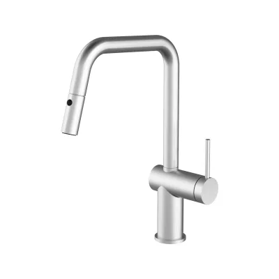 Barazza Miscelatore monocomando con doccia estraibile EVO DOCCIA 1RUBEVD finitura inox satinato - IN PROMOZIONE FINO AL 6/07