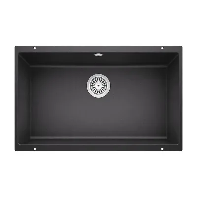 PRONTA CONSEGNA - Blanco | Lavello a una vasca ROTAN 700-U 1521344 finitura antracite da 73 cm - Sottotop