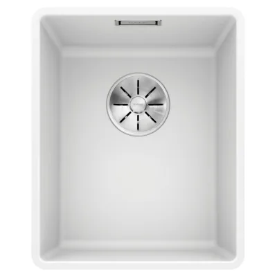 Blanco | Lavello una vasca SUBLINE 320-F 1519793 finitura bianco da 34.7x42.7 cm - Filotop
