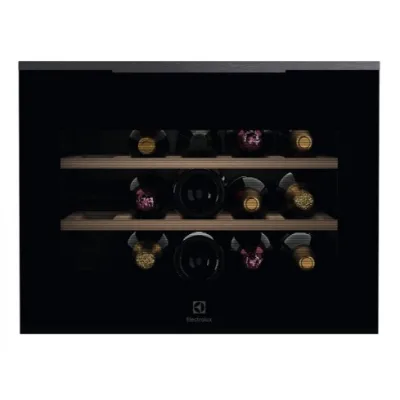 Electrolux | Cantina vino da incasso KBW6H finitura vetro Pure Black da 60 cm
