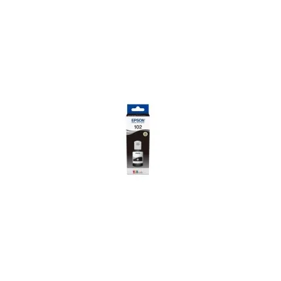 CARTUCCIA FLACONE INCHIOSTRO ORIGINALE EPSON C13T03R140 102 NERO T102BK EcoTank ET-2700