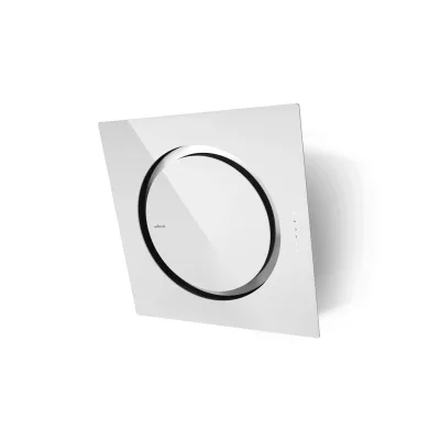 Elica Cappa filtrante a parete OM AIR @ WH/F/75 PRF0094734A finitura vetro bianco da 75 cm