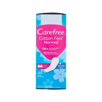 Carafree Cotton Feel Normal Fragranza Fresca Salvaslip 20pz