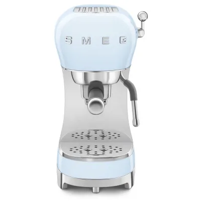 Smeg Macchina da caffè espresso manuale ECF02PBEU finitura azzurro