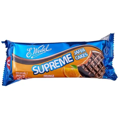 Wedel Delicje Szampańskie – Biszkopty con Gelatina all’Arancia Ricoperti di Cioccolato 147 g