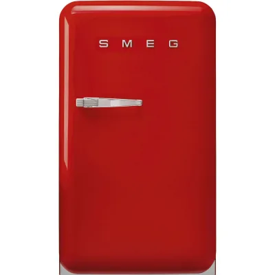 Smeg Frigorifero monoporta con cerniere a destra a libera installazione FAB10RRD6 finitura rosso da 55 cm - IN PROMOZIONE FINO AL 30/06