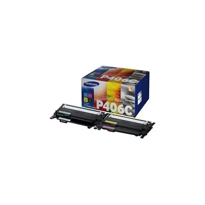 MULTIPACK 4 TONER ORIGINALI SAMSUNG CLT-P406C CLP360 CMYK SU375A