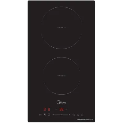 PRONTA CONSEGNA - Midea Comfee Piano cottura domino a induzione MIH350D157K0 in vetroceramica nero da 29 cm