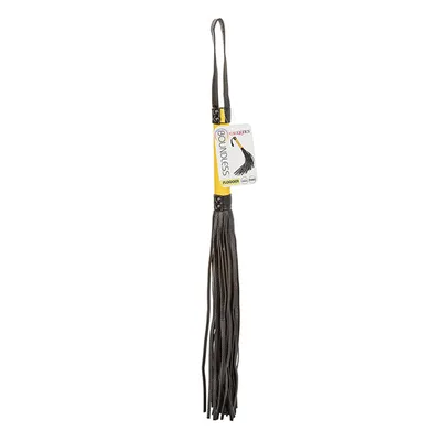 Frusta BDSM CalExotics Boundless Flogger 69 cm PU manico giallo nero unisex