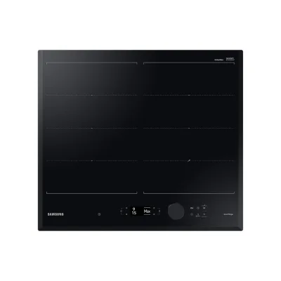 Samsung: Piano cottura a induzione NZ64B7799KK in vetroceramica nero da 60 cm