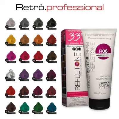 Retrò professional refletone maschera colorante senza ammoniaca