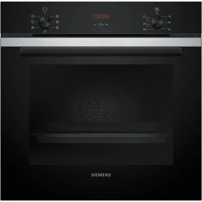 Siemens Forno da incasso HB213ABS3 finitura inox e vetro nero da 60 cm - PROMOZIONE ATTIVA FINO AL 19/10
