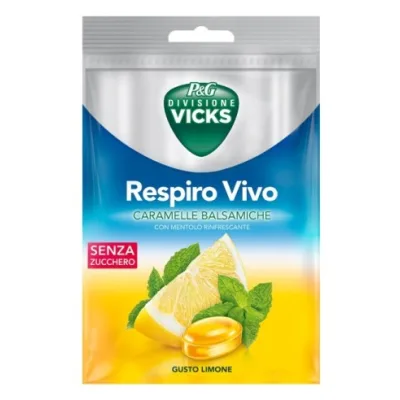 VICKS RESPIRO VIVO CARAMELLE LIMONE