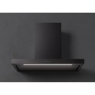 Falmec Cappa a parete Plane Plus NRS finitura nero da 90 cm