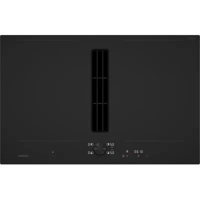 Gaggenau Piano cottura a induzione con cappa integrata CV282101M in vetroceramica nero opaco da 80 cm