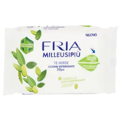 Fria Salviette Milleusipiù Tè Verde 20 Pz