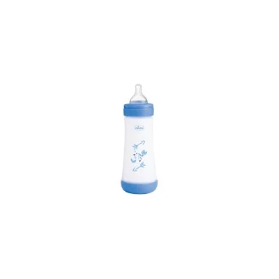 CHICCO BIBERON P5 300ML FAST SILICONE BOY