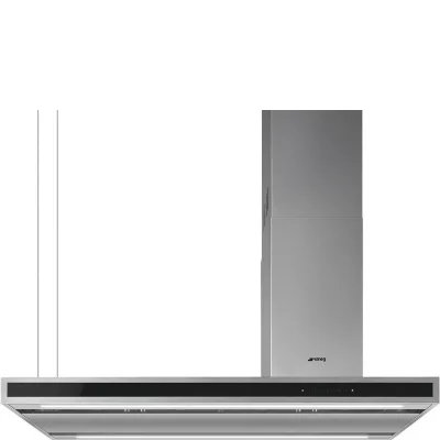 Smeg S Cappa aspirante a isola KLTI12L4X finitura acciaio inox da 120 cm