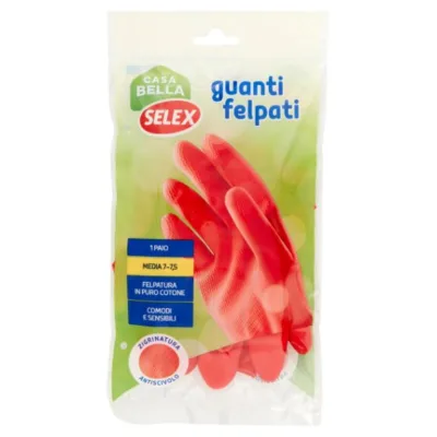 Guanti Felpati Misura Media Pz1Selex