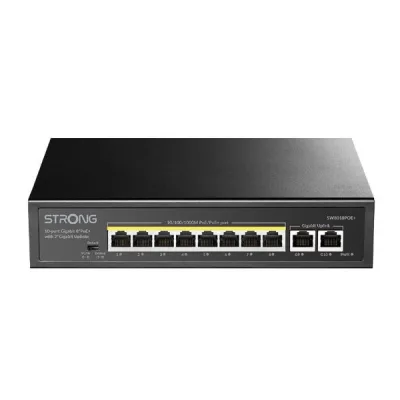 SWITCH POE 8 PORTE GIGABIT SW8010POEP