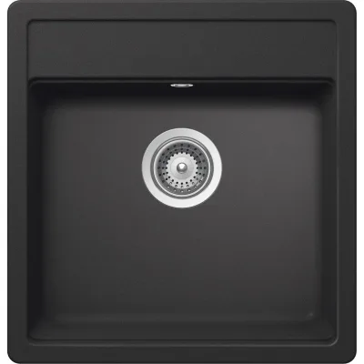 Schock Lavello una vasca NEMO N100S NEMN100S51 finitura antracite da 49x51 cm