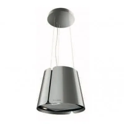 Faber Cappa a isola sospesa BEAT X/BK MATT F45 345.0655.177 finitura acciaio/nero opaco da Ø43 cm