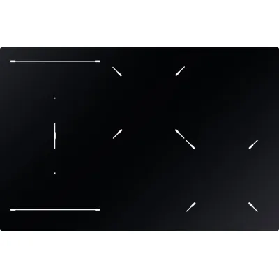 Barazza Piano cottura a induzione City 1PIDC75N in vetroceramica nero da 75 cm - IN PROMOZIONE FINO AL 6/07