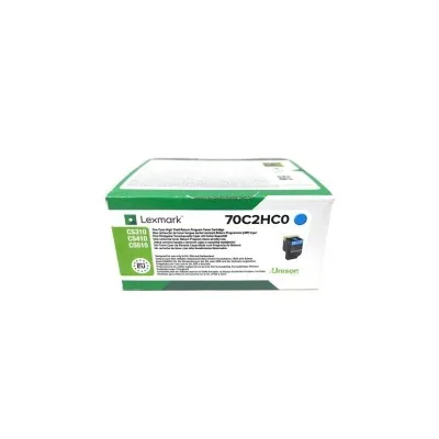 TONER ORIGINALE LEXMARK CS310 CS410 CS510 70C2HC0 CIANO 3K