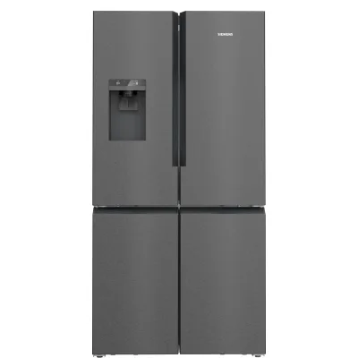 Siemens Frigorifero Multi Door 4 porte a libera installazione KF96DAXEA finitura acciaio nero anti-impronta da 91 cm