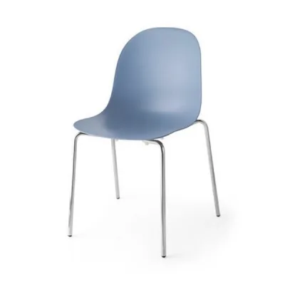 Connubia Sedia Academy CB1671-E con struttura in metallo e seduta in polipropilene - IN PROMOZIONE FINO ALL' 11/07